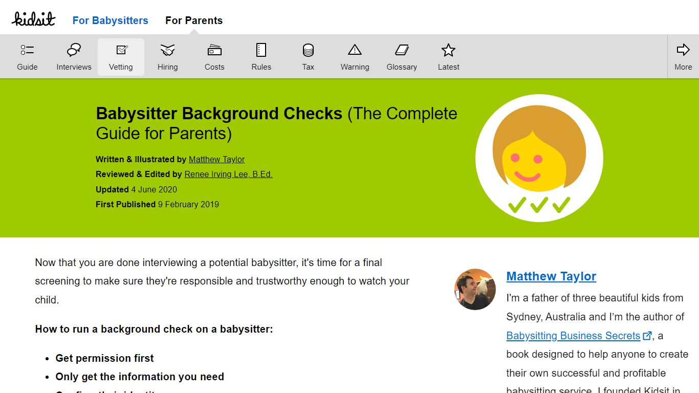 Babysitter Background Checks (Complete Guide for Parents)